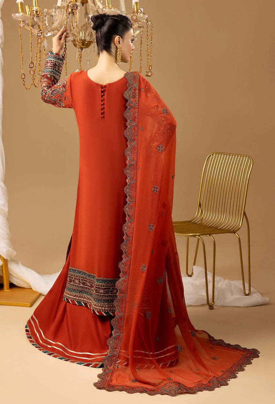 Adans Libas | Chiffon 25 | 7581 G - Aqsa Fabrics
