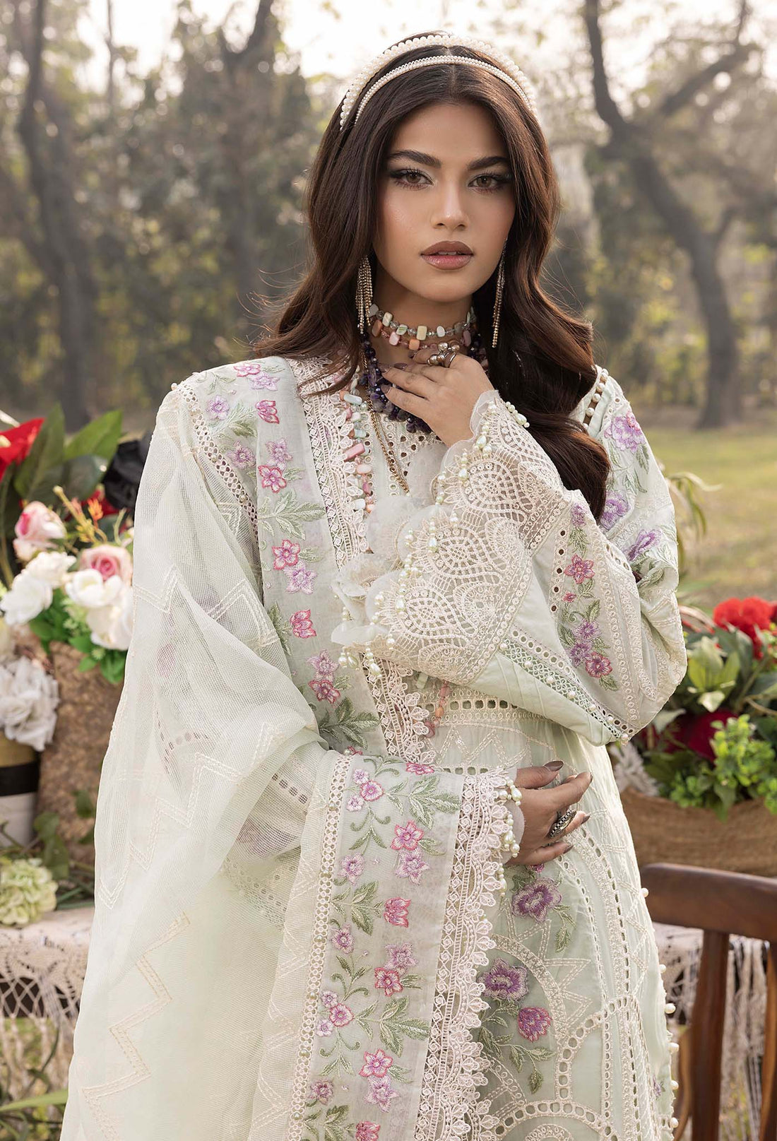 Adans Libas | BAZM-E-BAHAR | BAHAR 3781 - Aqsa Fabrics