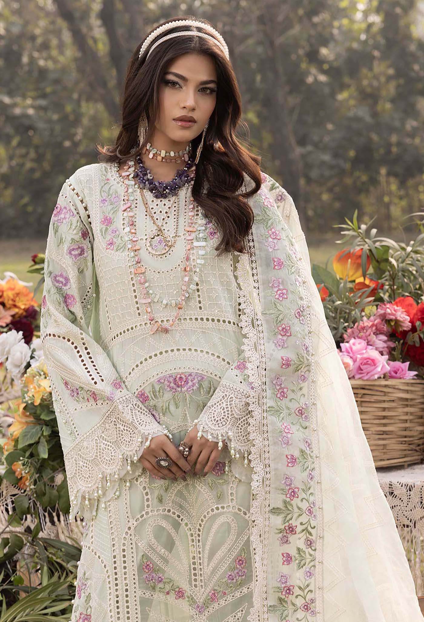 Adans Libas | BAZM-E-BAHAR | BAHAR 3781 - Aqsa Fabrics