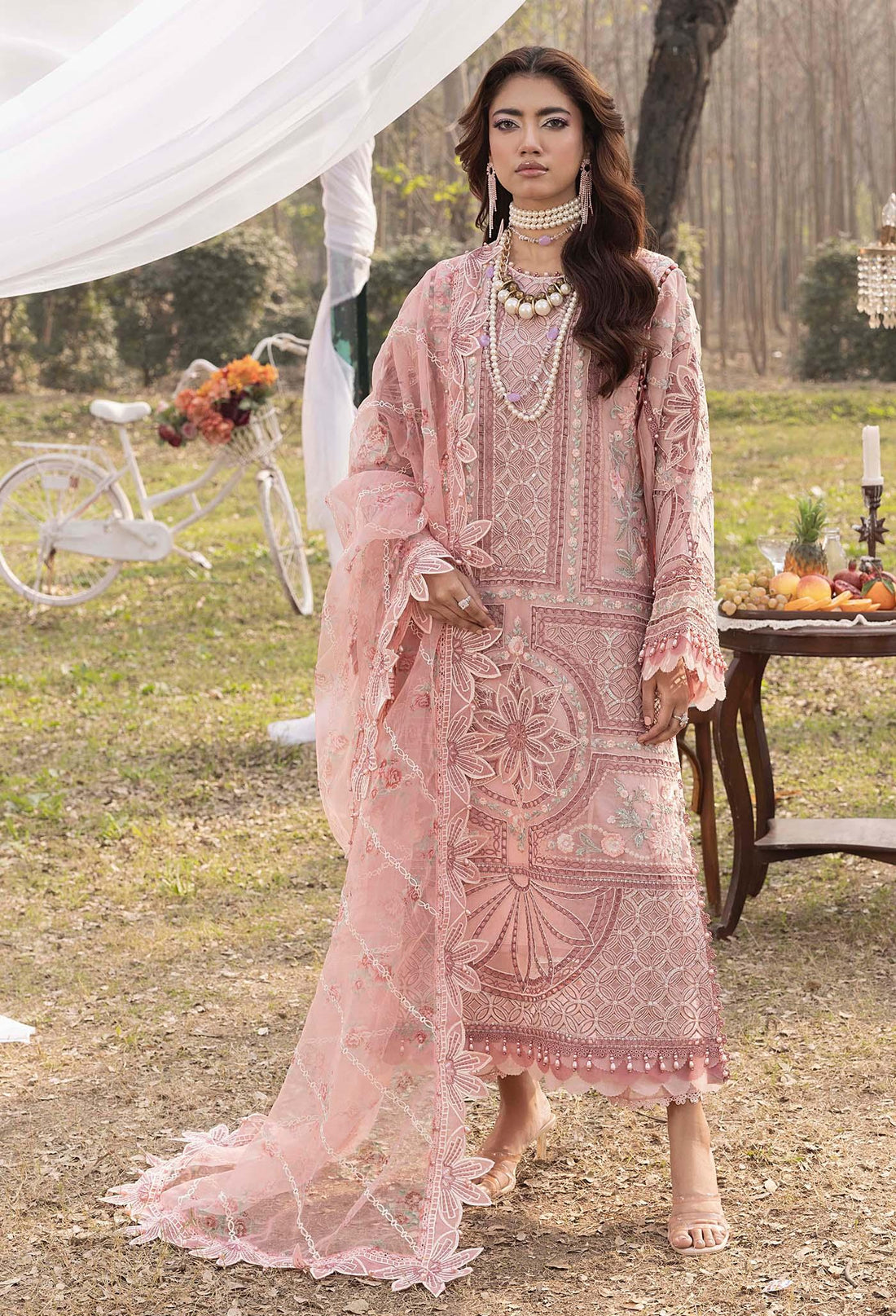 Adans Libas | BAZM-E-BAHAR | BAHAR 3782 - Aqsa Fabrics