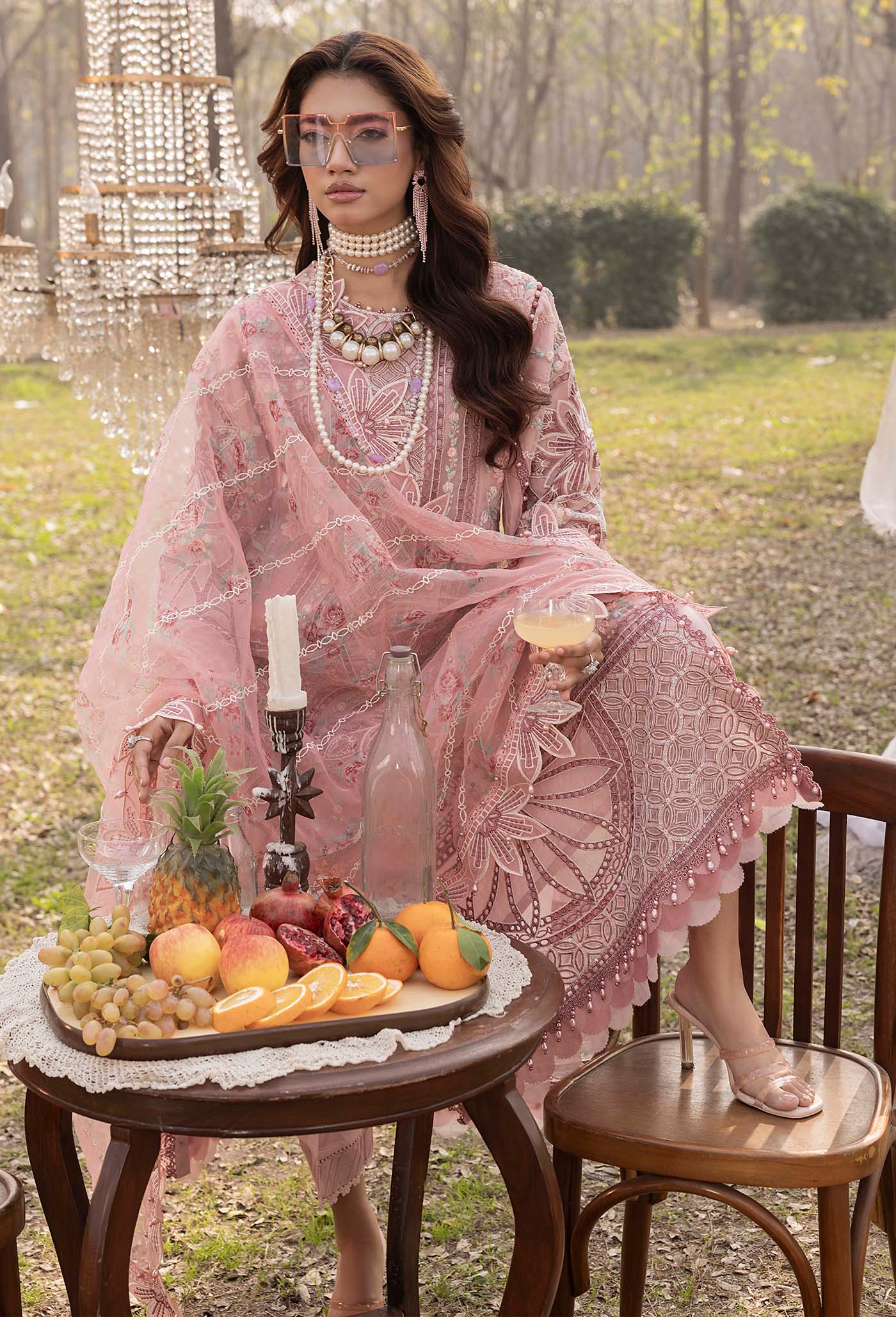 Adans Libas | BAZM-E-BAHAR | BAHAR 3782 - Aqsa Fabrics