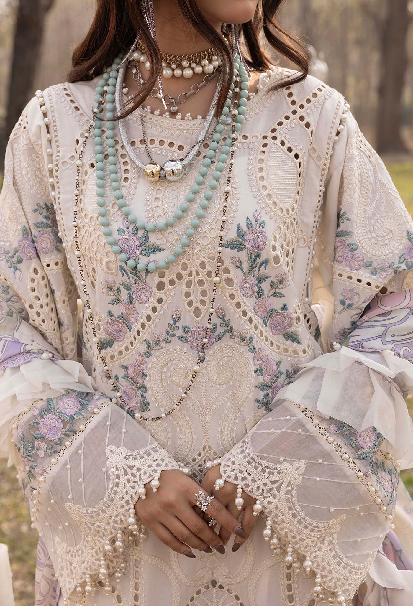 Adans Libas | BAZM-E-BAHAR | BAHAR 3783 - Aqsa Fabrics