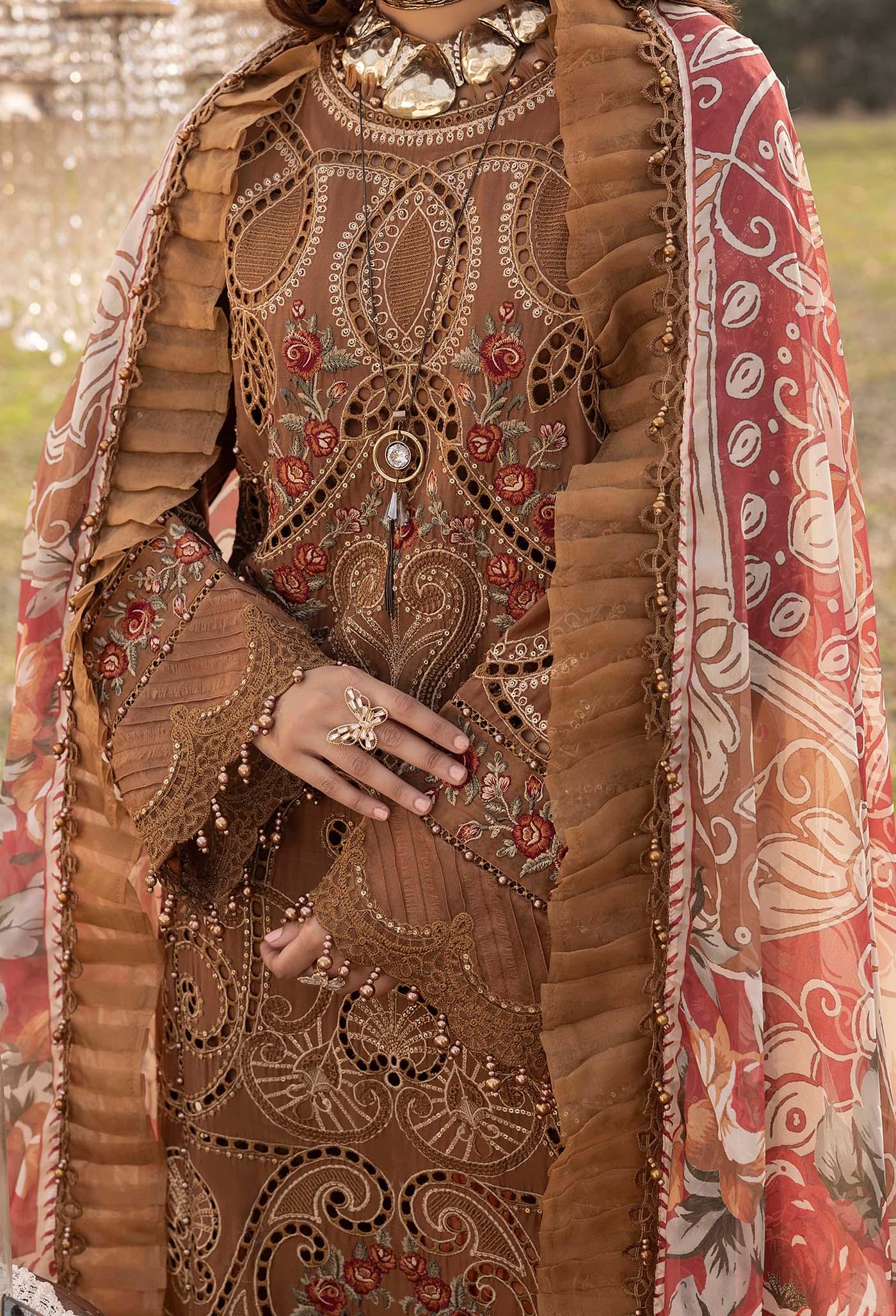 Adans Libas | BAZM-E-BAHAR | BAHAR 3784 - Aqsa Fabrics