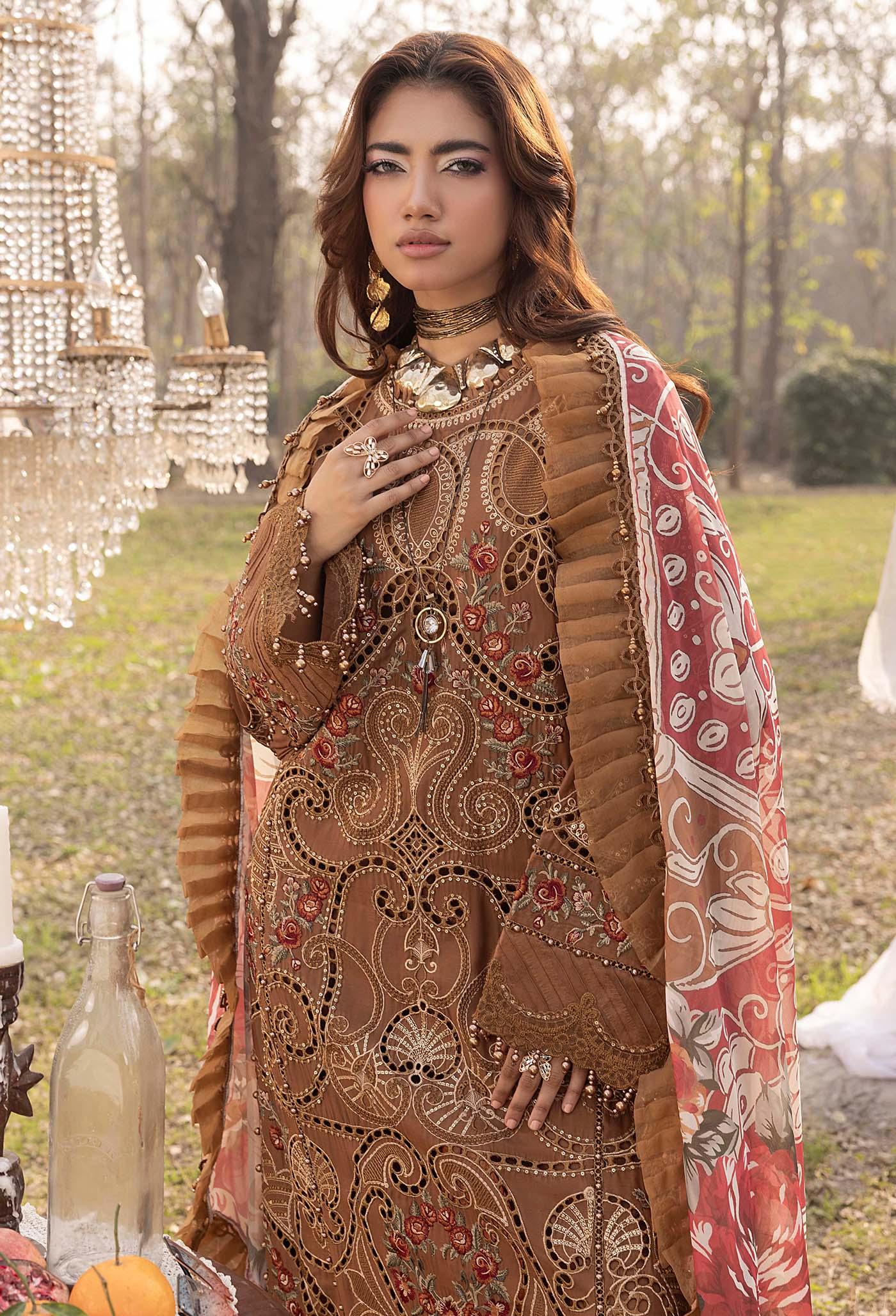 Adans Libas | BAZM-E-BAHAR | BAHAR 3784 - Aqsa Fabrics