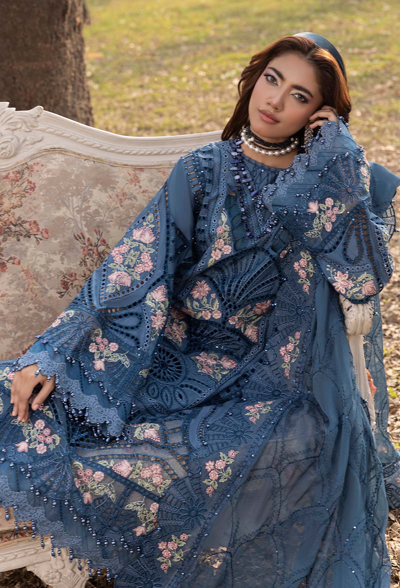Adans Libas | BAZM-E-BAHAR | BAHAR 3786 - Aqsa Fabrics