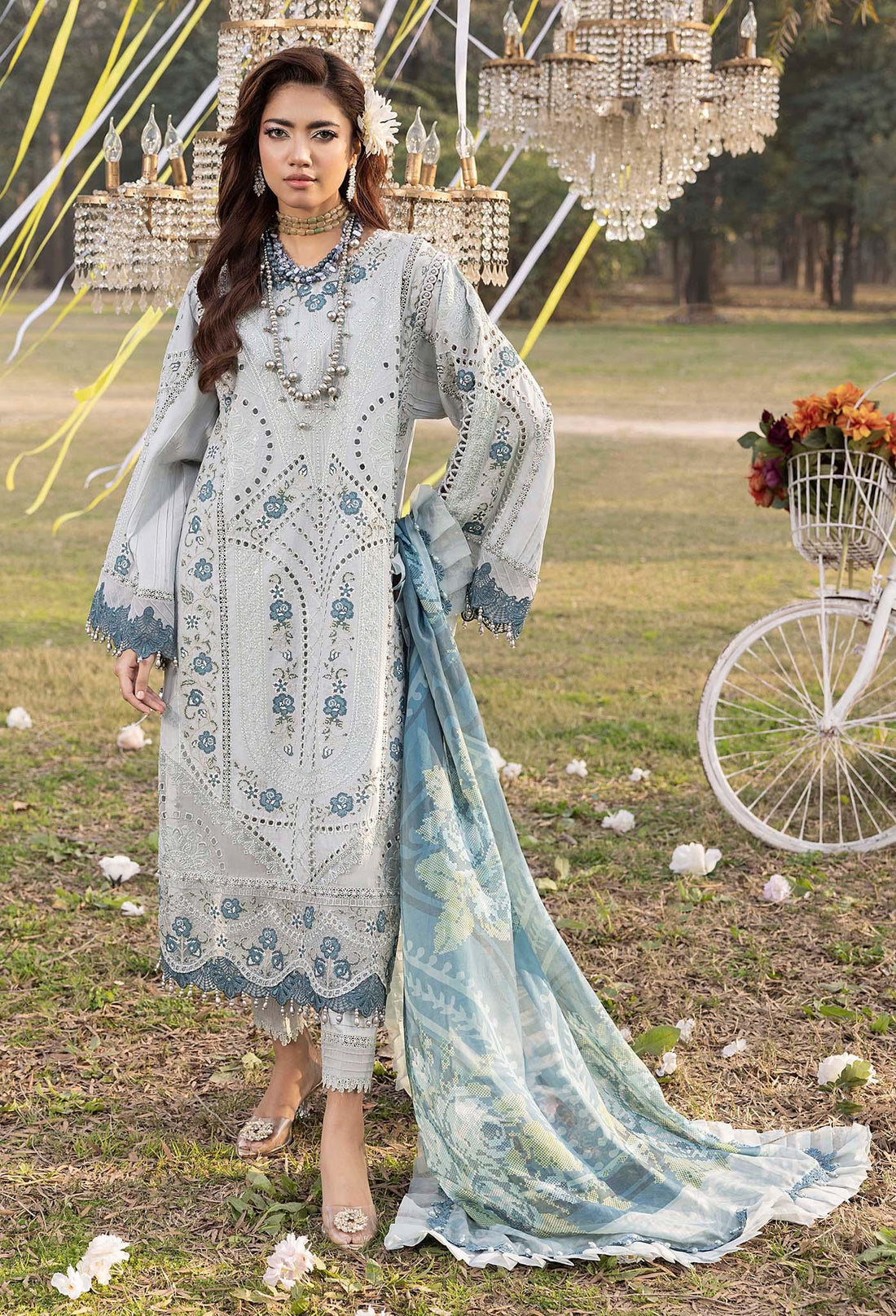 Adans Libas | BAZM-E-BAHAR | BAHAR 3788 - Aqsa Fabrics