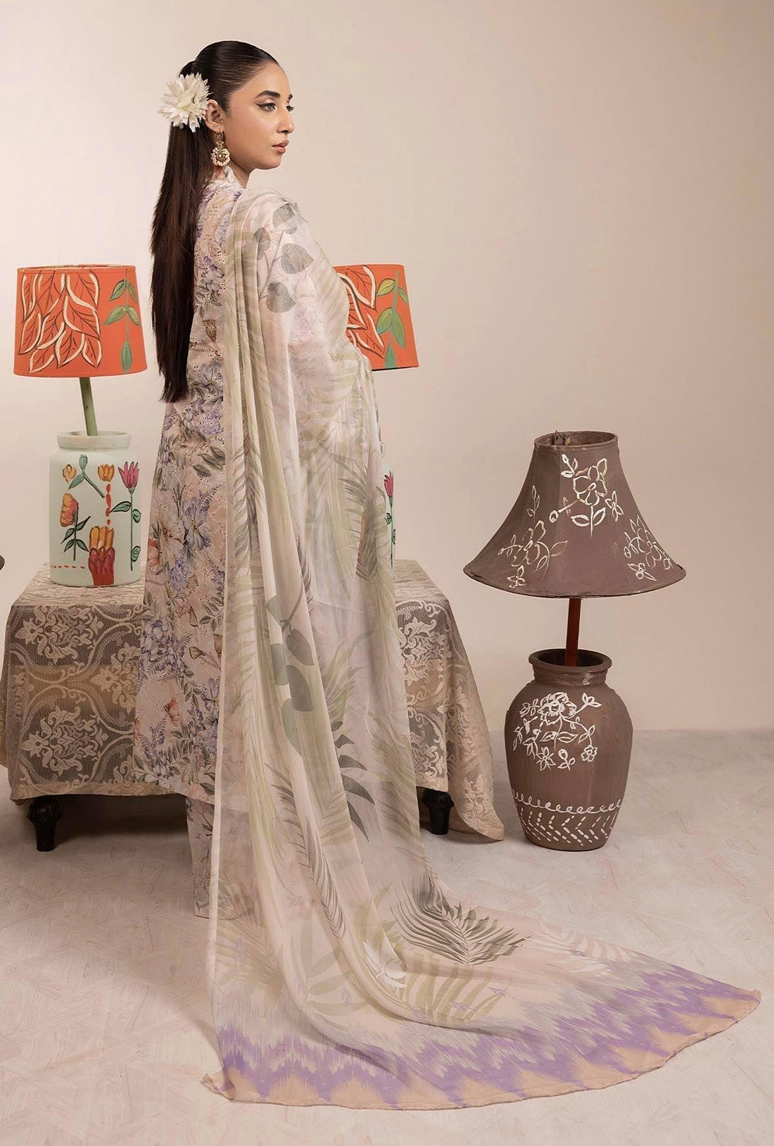 Adans Libas | Basic Chikankari |  7703 - Aqsa Fabrics
