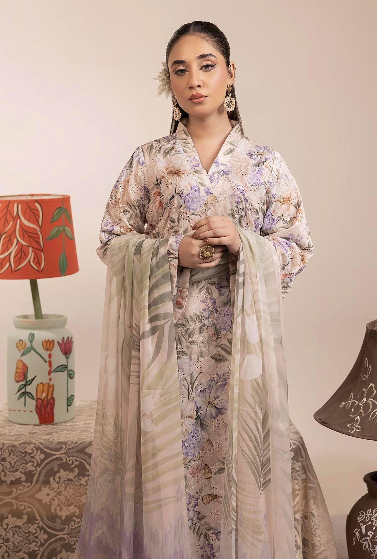 Adans Libas | Basic Chikankari |  7703 - Aqsa Fabrics