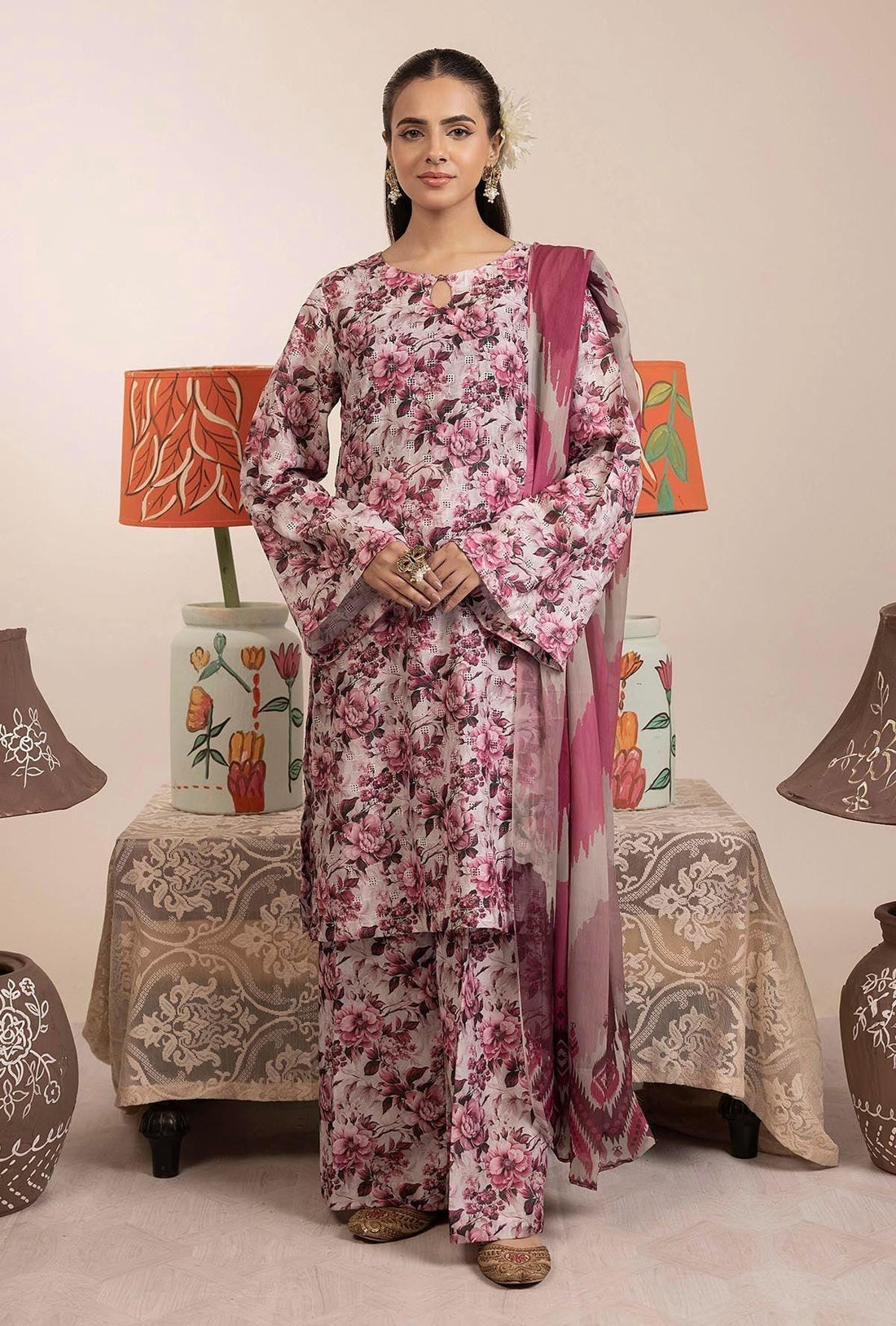 Adans Libas | Basic Chikankari | 7701 - Aqsa Fabrics