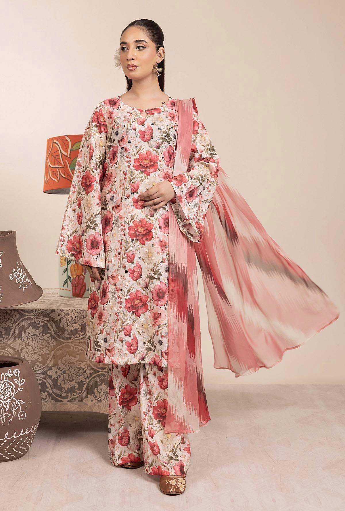 Adans Libas | Basic Chikankari |  7705 - Aqsa Fabrics