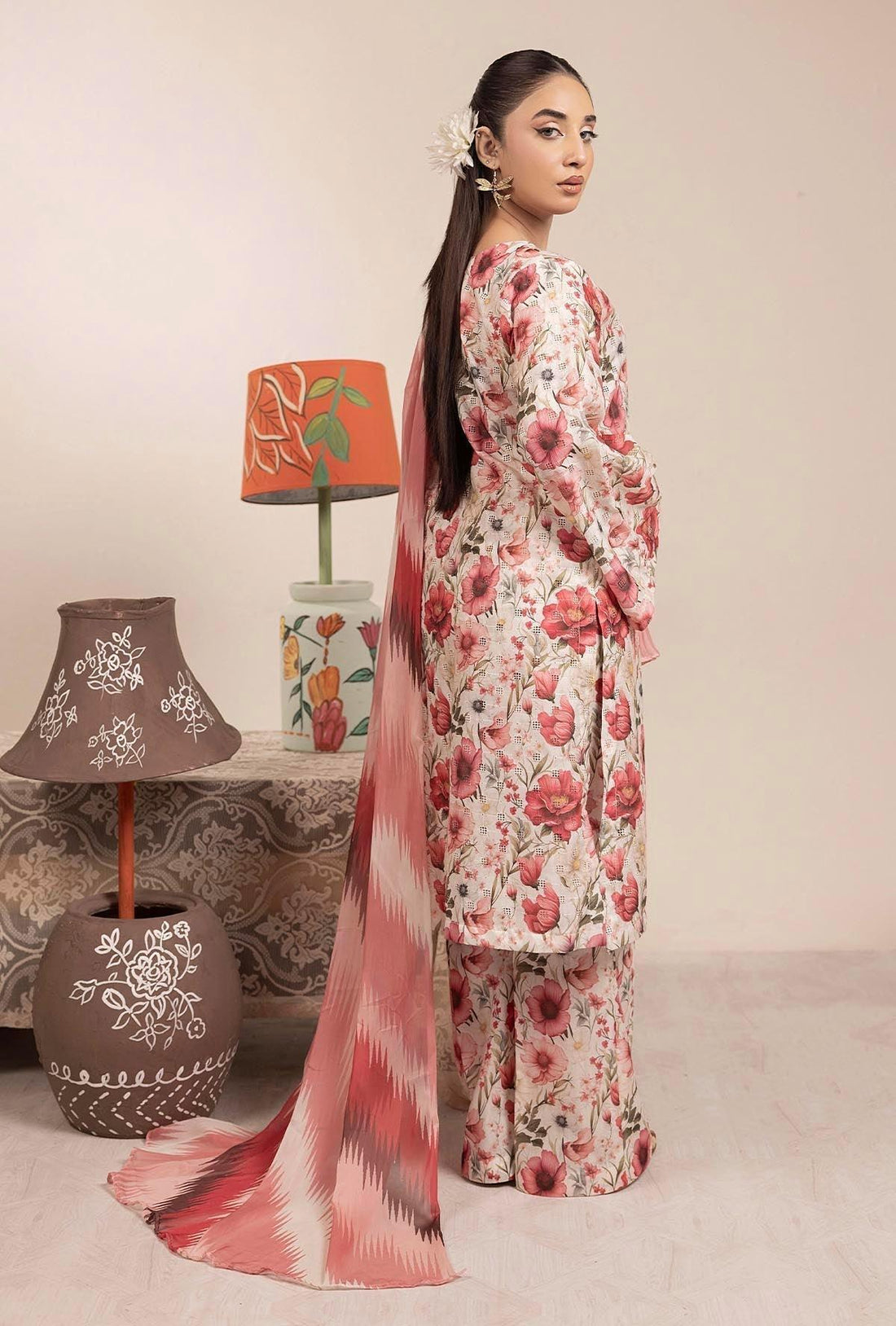 Adans Libas | Basic Chikankari |  7705 - Aqsa Fabrics
