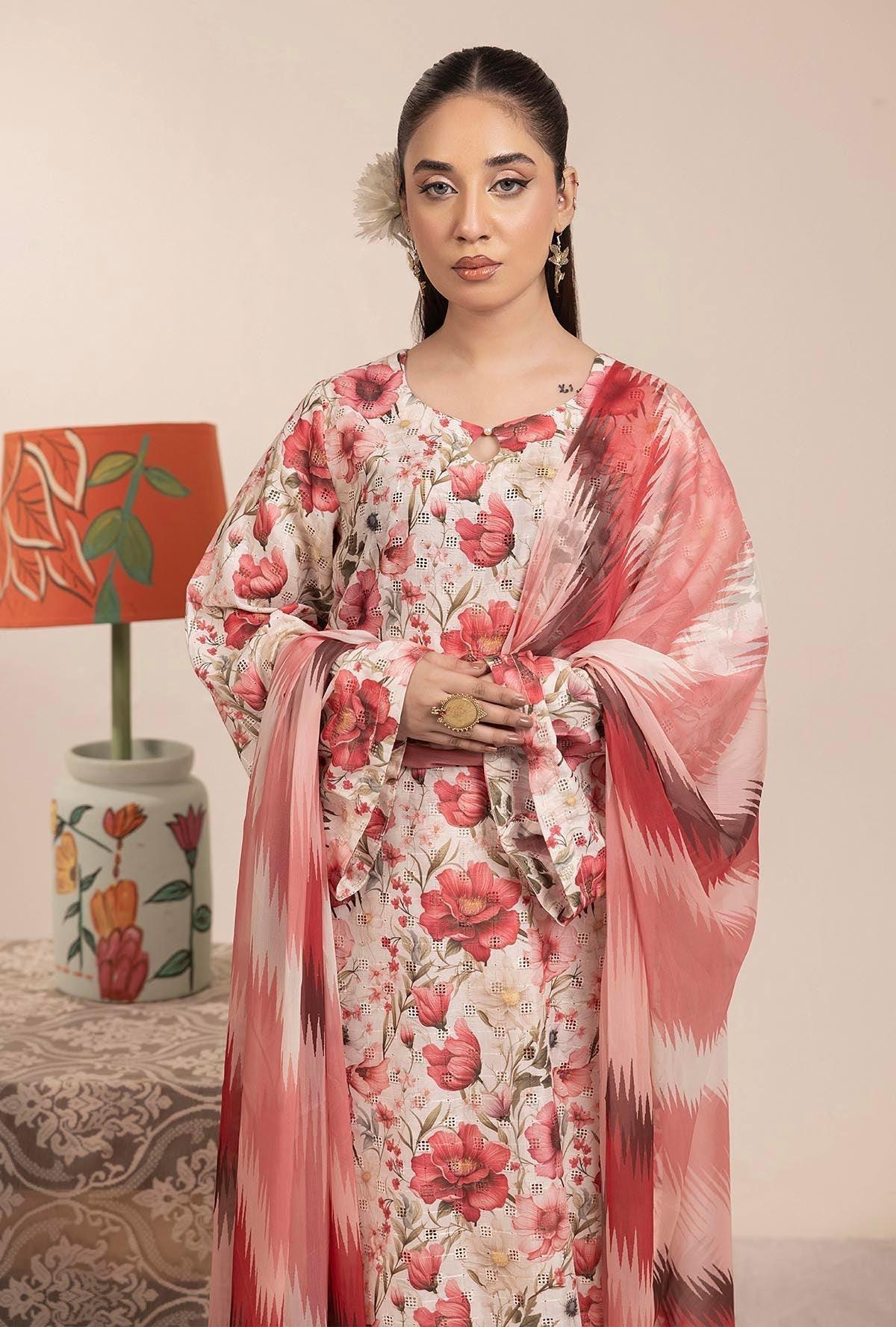 Adans Libas | Basic Chikankari |  7705 - Aqsa Fabrics