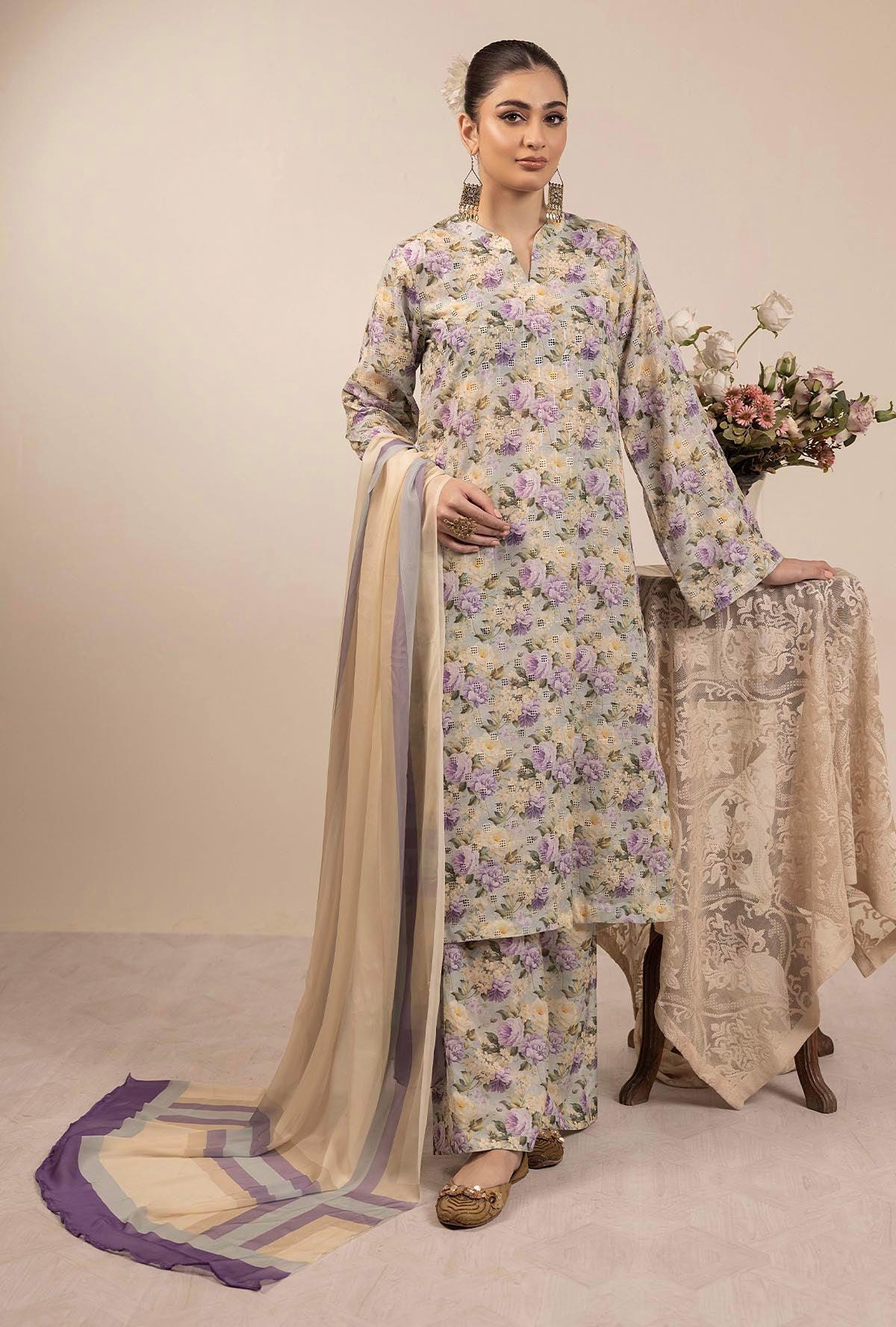 Adans Libas | Basic Chikankari | 7706 - Aqsa Fabrics