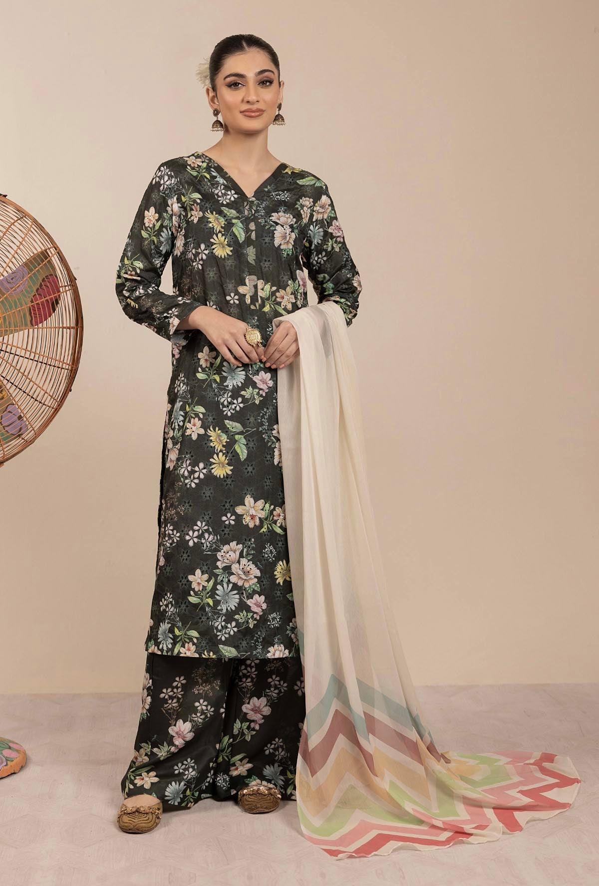 Adans Libas | Basic Chikankari |  7707 - Aqsa Fabrics