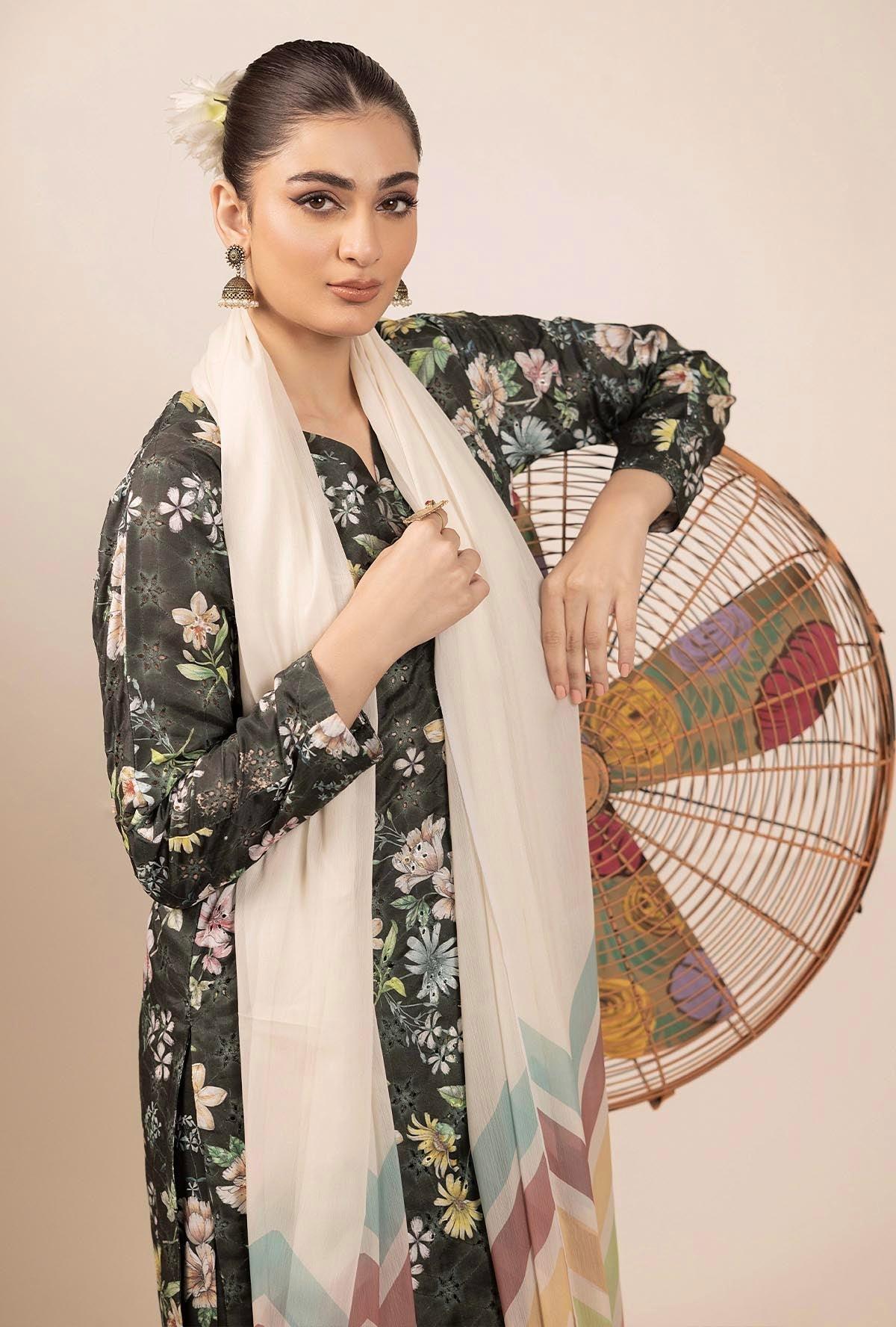 Adans Libas | Basic Chikankari |  7707 - Aqsa Fabrics