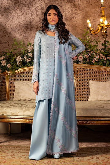 Mina Kashif | Loona Lawn 25 | Sapphire - Aqsa Fabrics