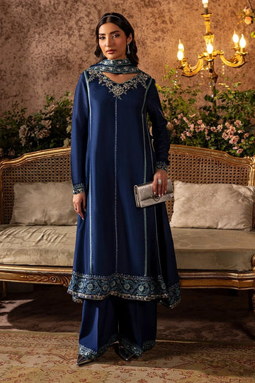 Mina Kashif | Loona Lawn 25 | Midnight - Aqsa Fabrics