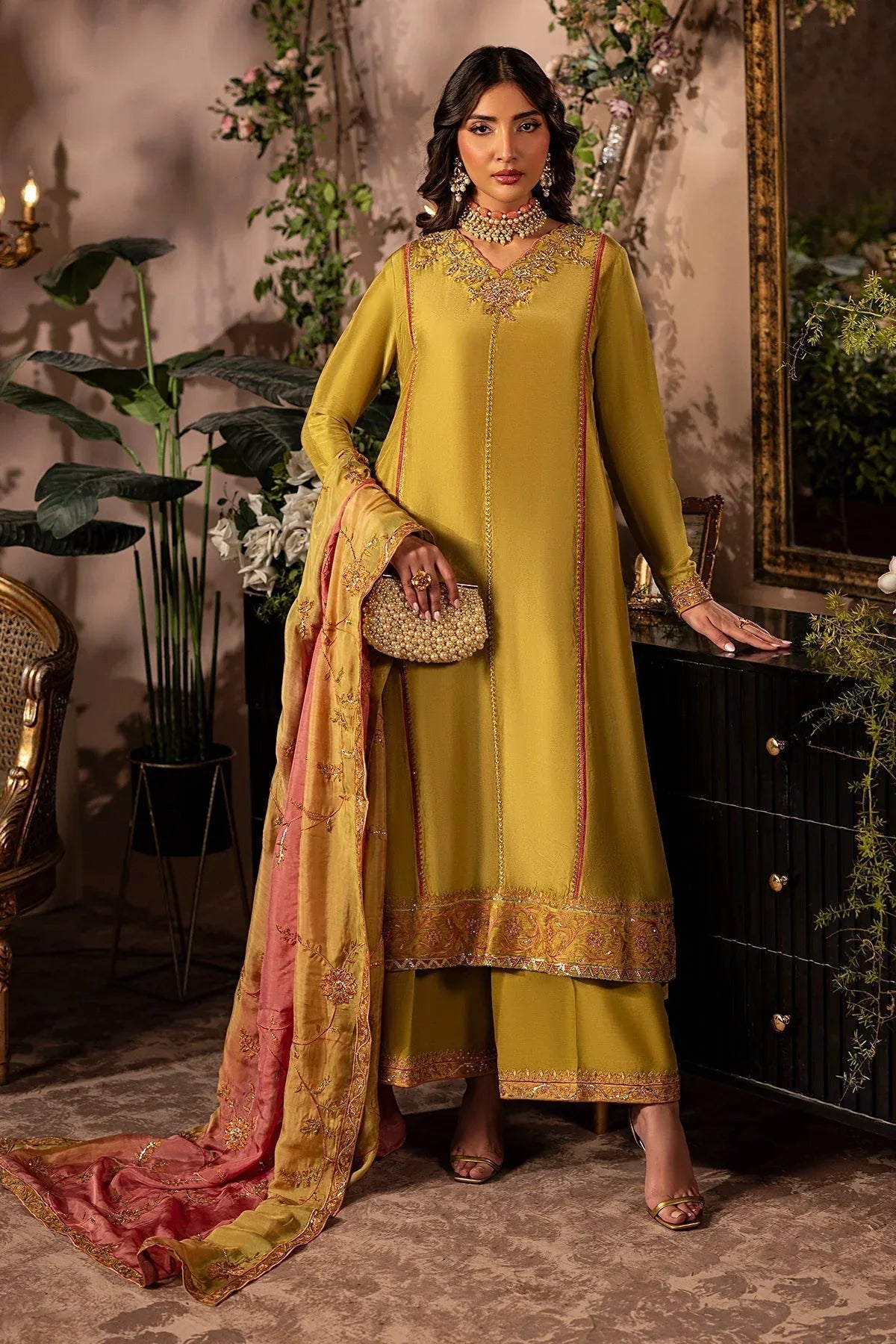 Mina Kashif | Loona Lawn 25 | Topaz - Aqsa Fabrics