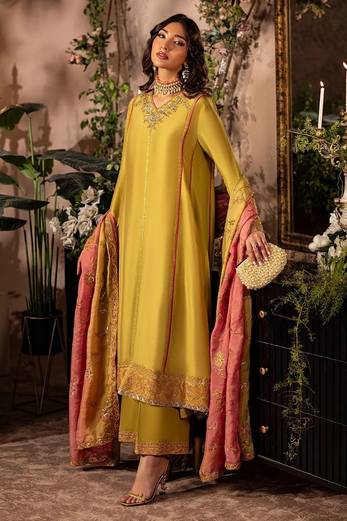 Mina Kashif | Loona Lawn 25 | Topaz - Aqsa Fabrics
