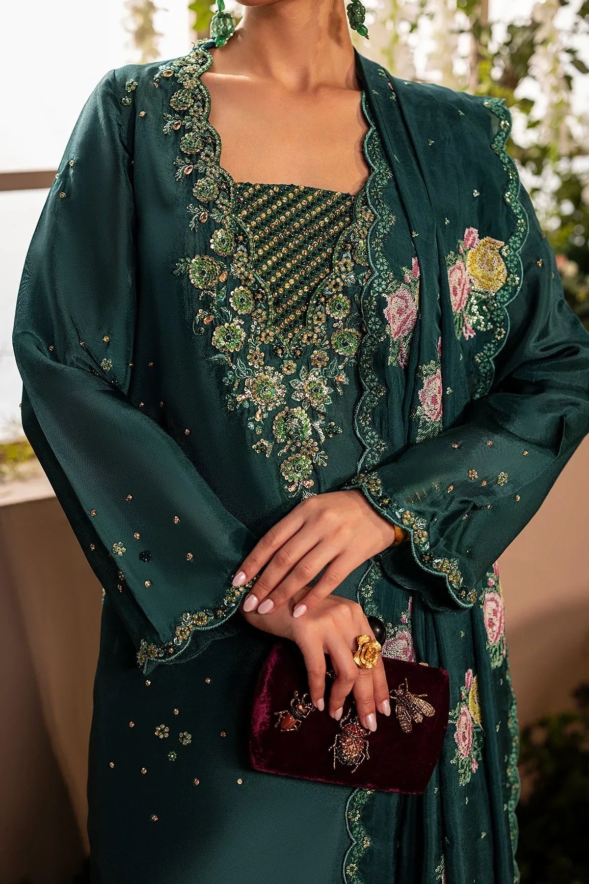 Mina Kashif | Loona Lawn 25 | Zircon - Aqsa Fabrics