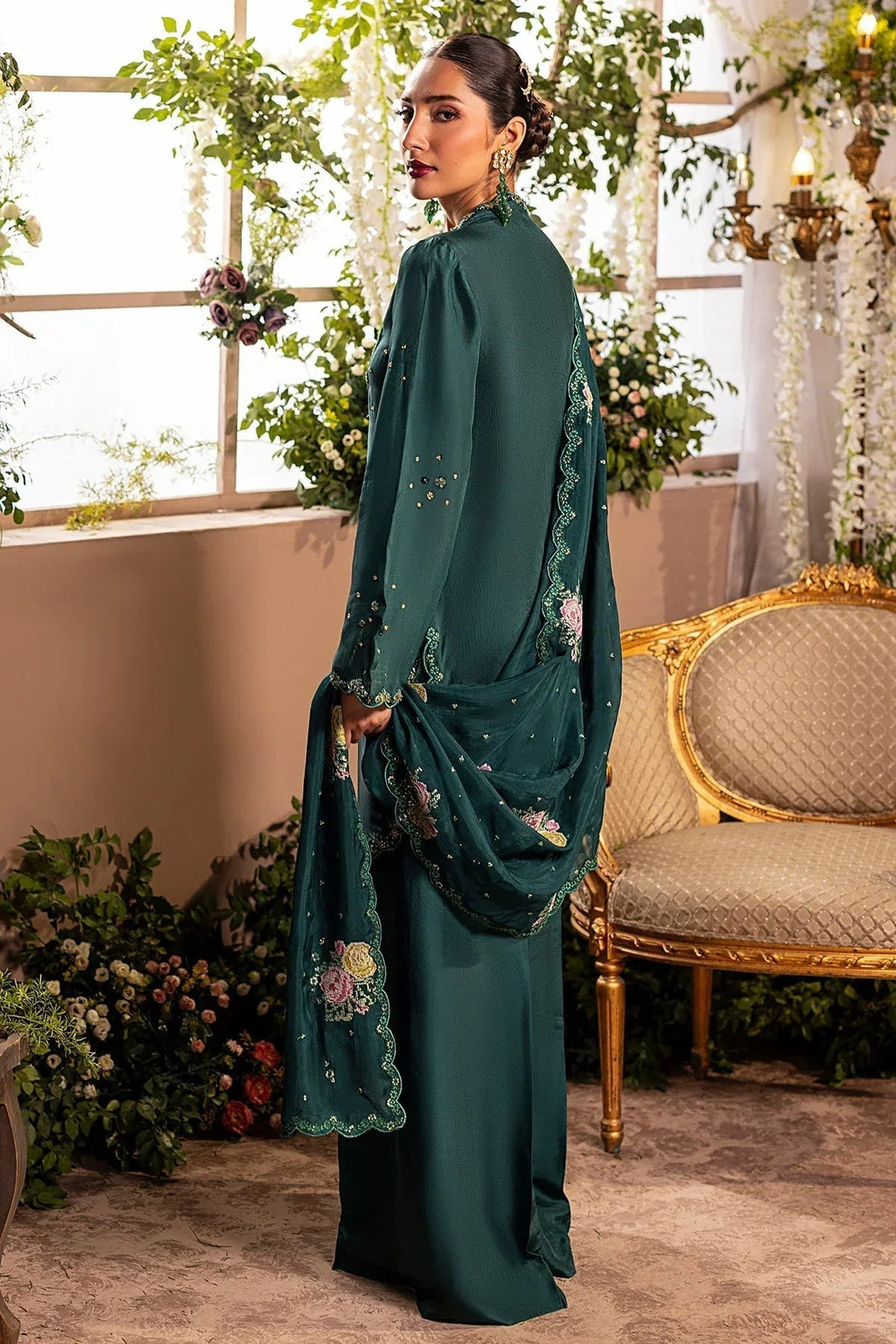 Mina Kashif | Loona Lawn 25 | Zircon - Aqsa Fabrics