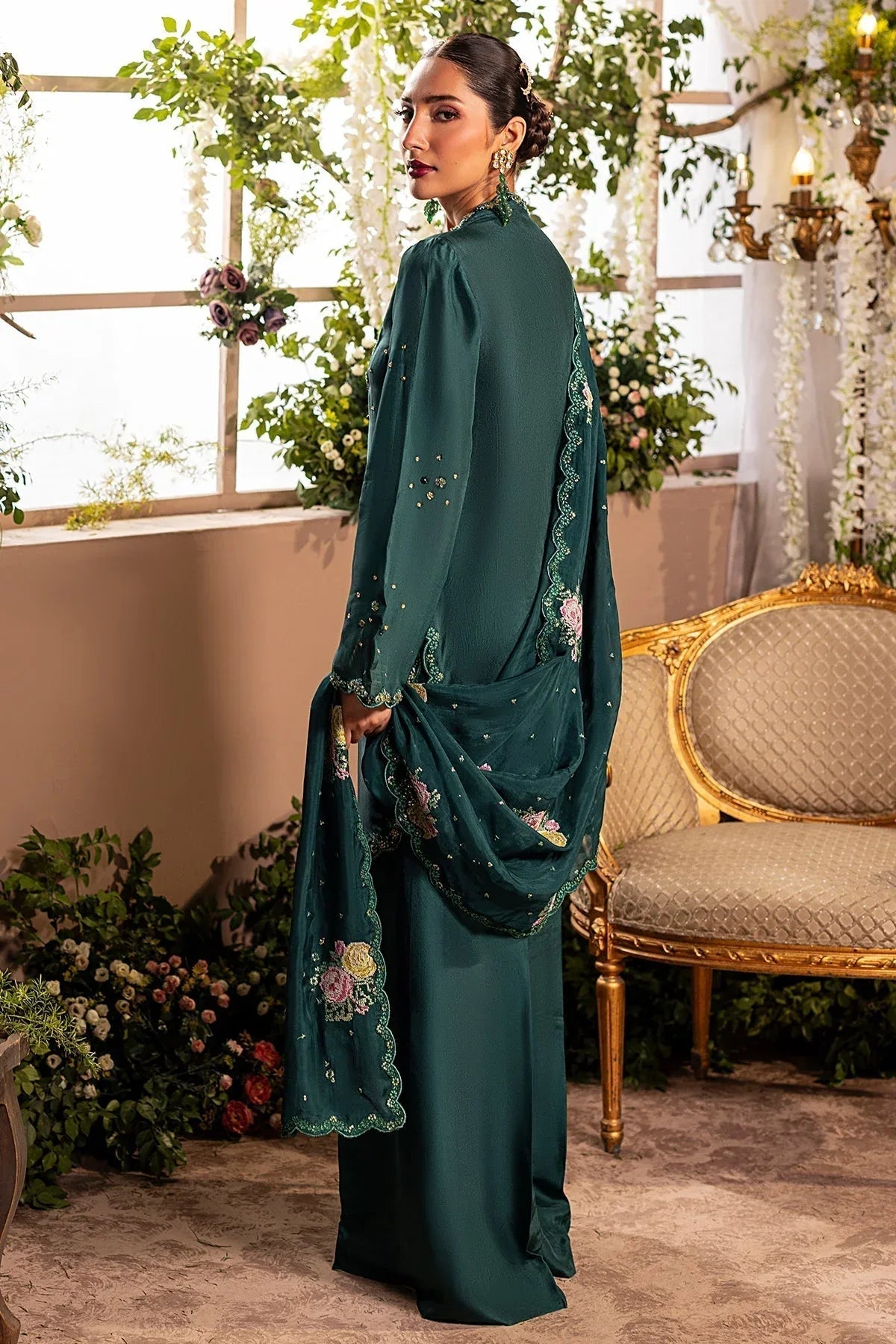 Mina Kashif | Loona Lawn 25 | Zircon - Aqsa Fabrics