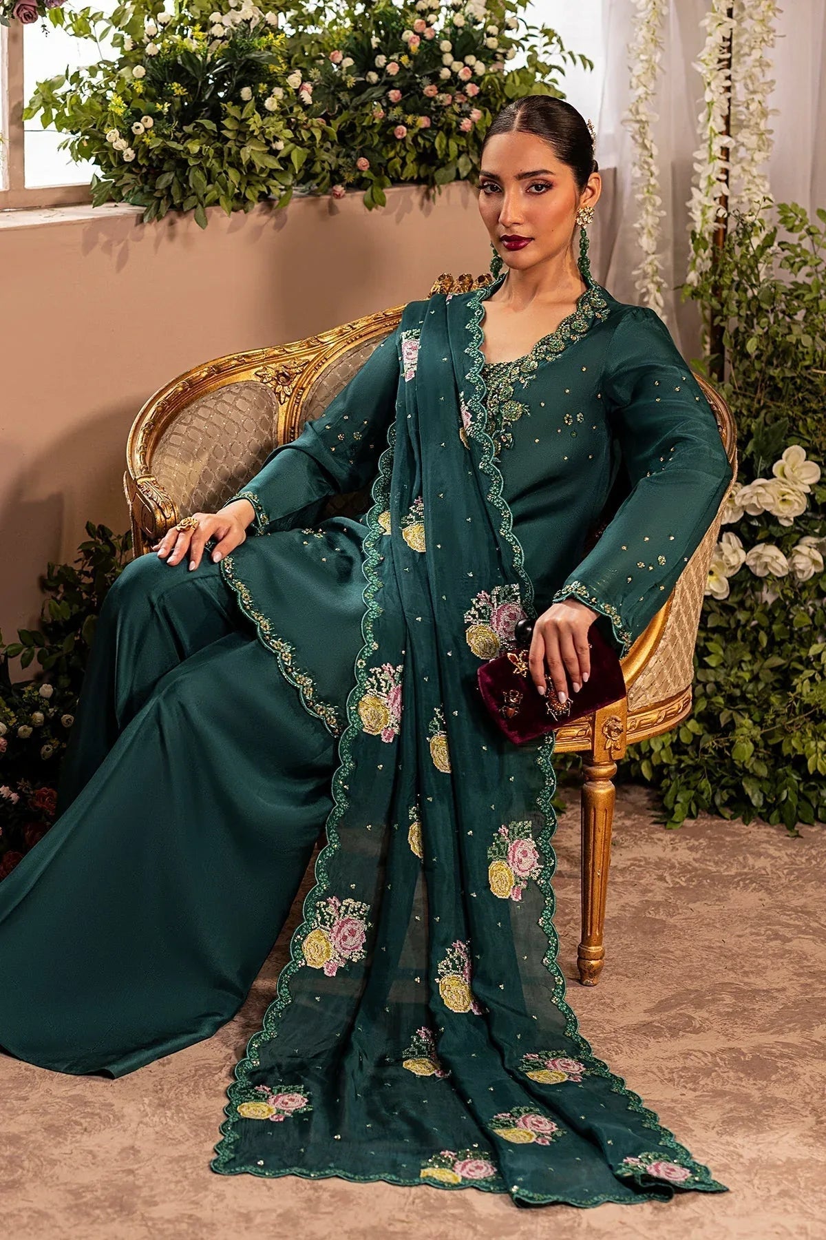 Mina Kashif | Loona Lawn 25 | Zircon - Aqsa Fabrics