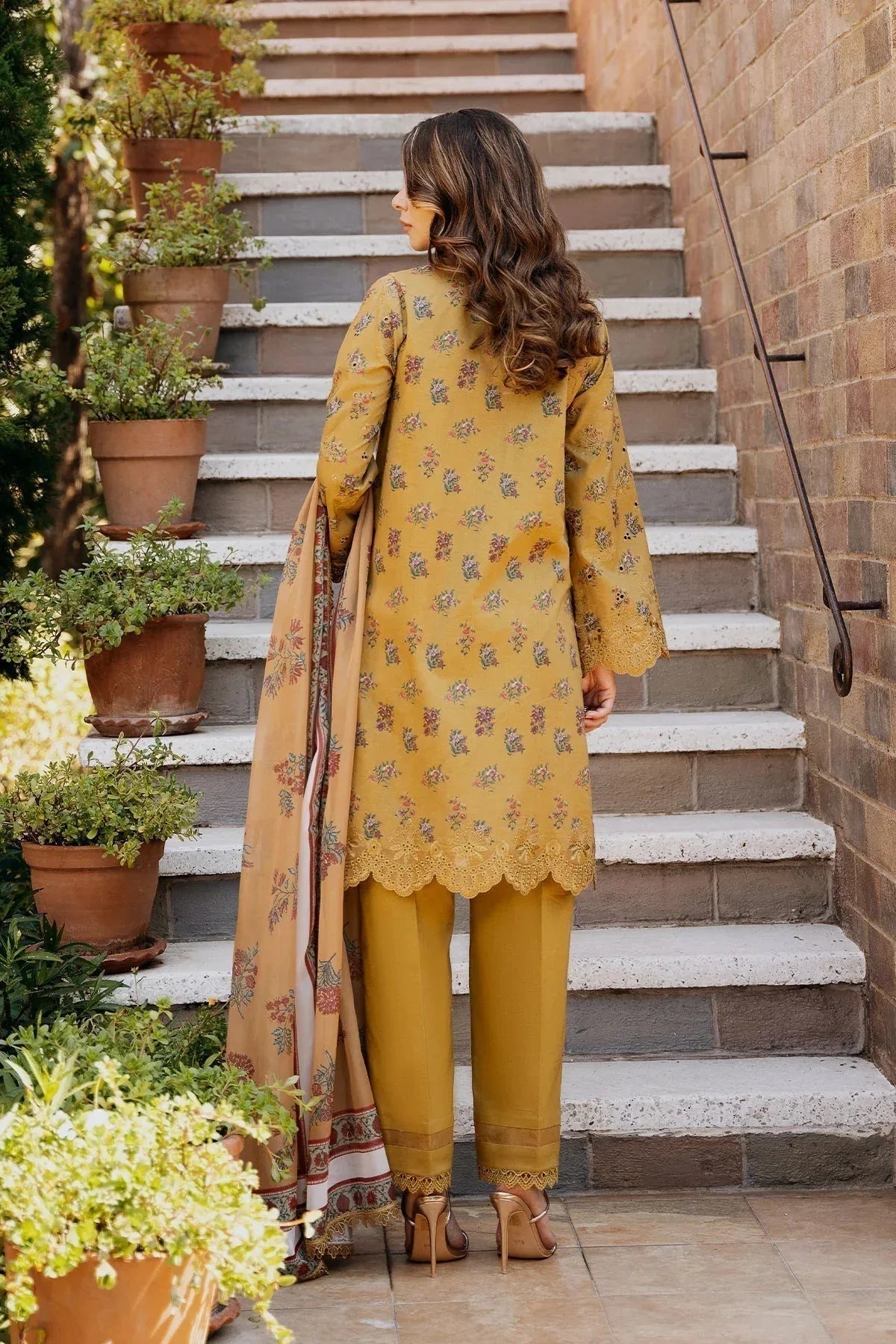 Afrozeh | Damask The Holiday Edit '25 - Lawn | Lorien B - Aqsa Fabrics