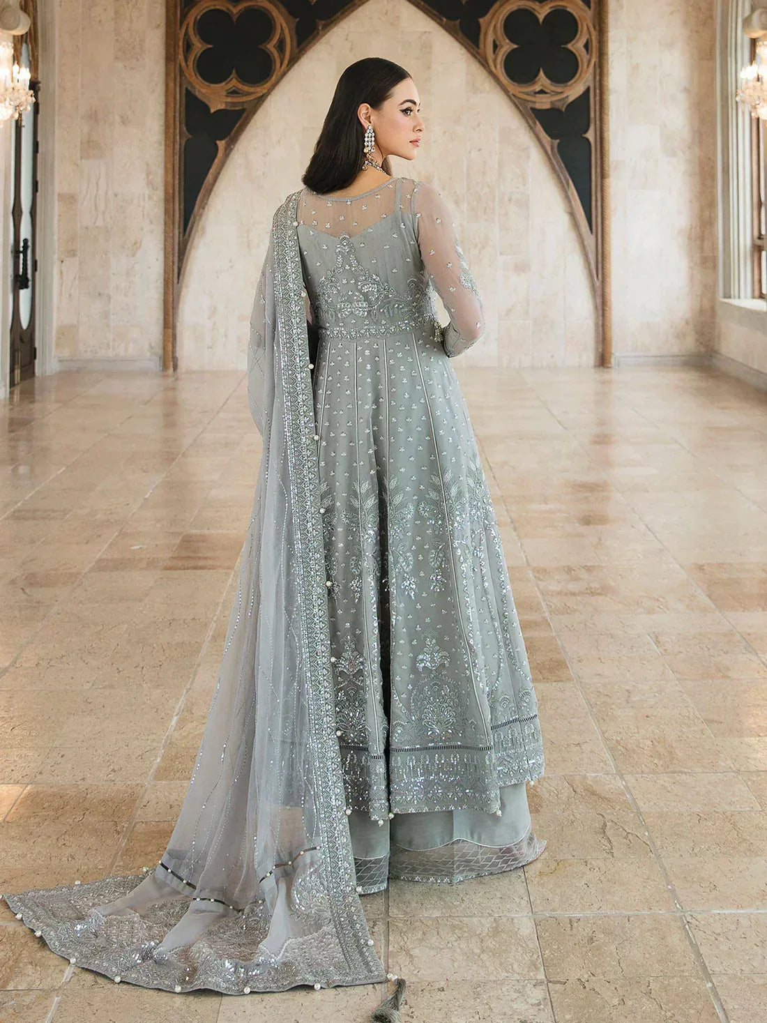 Gulaal | Embroidered Chiffon 23 | ARWA 06 - Aqsa Fabrics