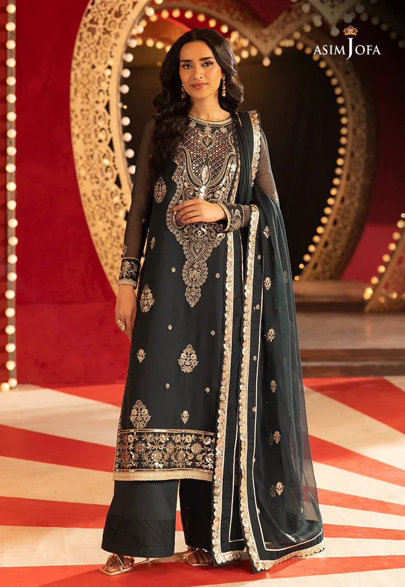 Asim Jofa | Festive Collection 25 | AJLLF-08 - Aqsa Fabrics