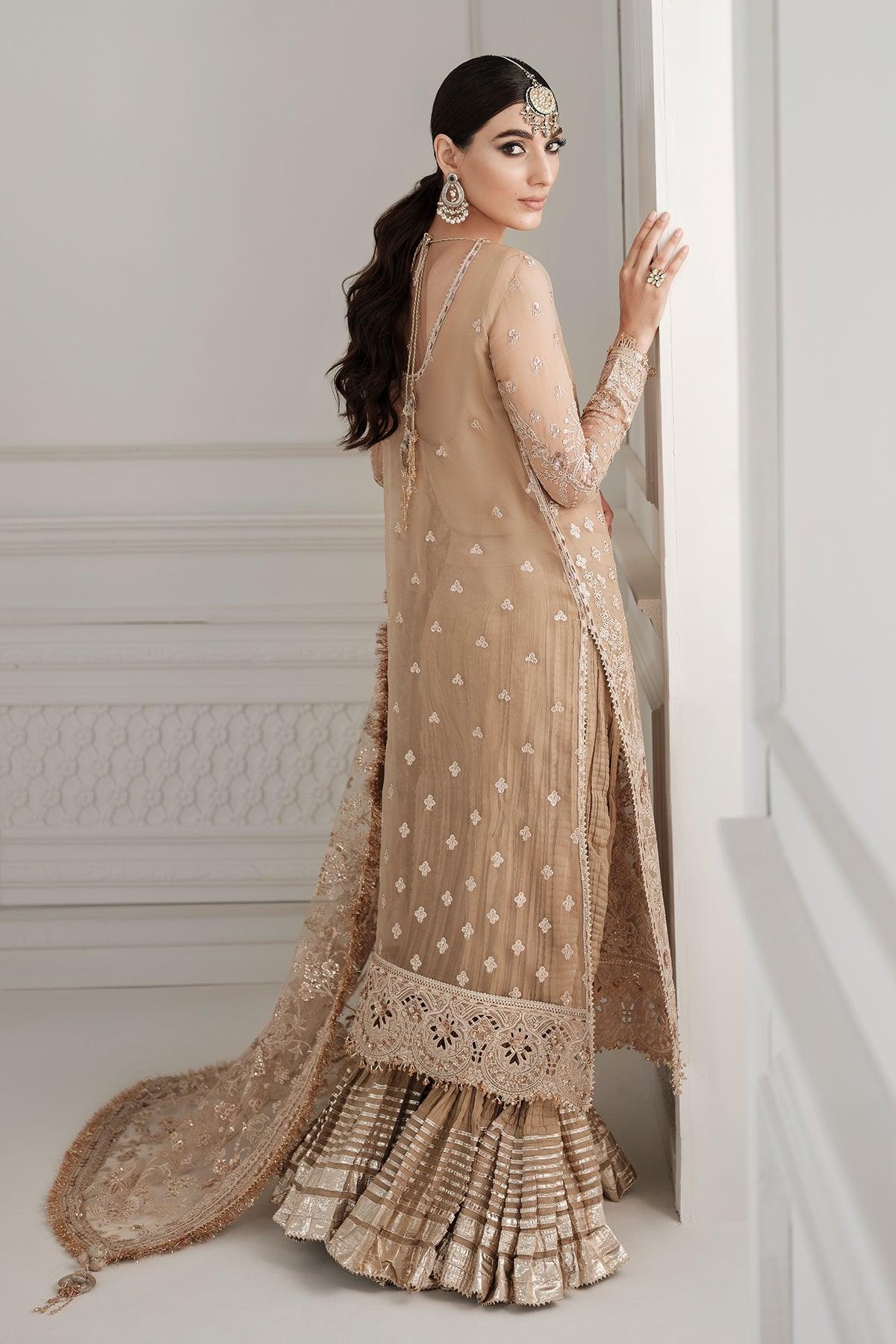 EMBROIDERED CHIFFON CH10-04 STITCHED