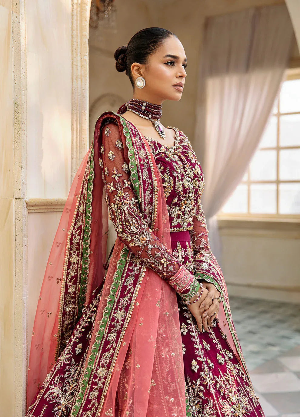 Gulaal | Wedding Formals | Ashmiza GL-WS-23V1-36 - Aqsa Fabrics