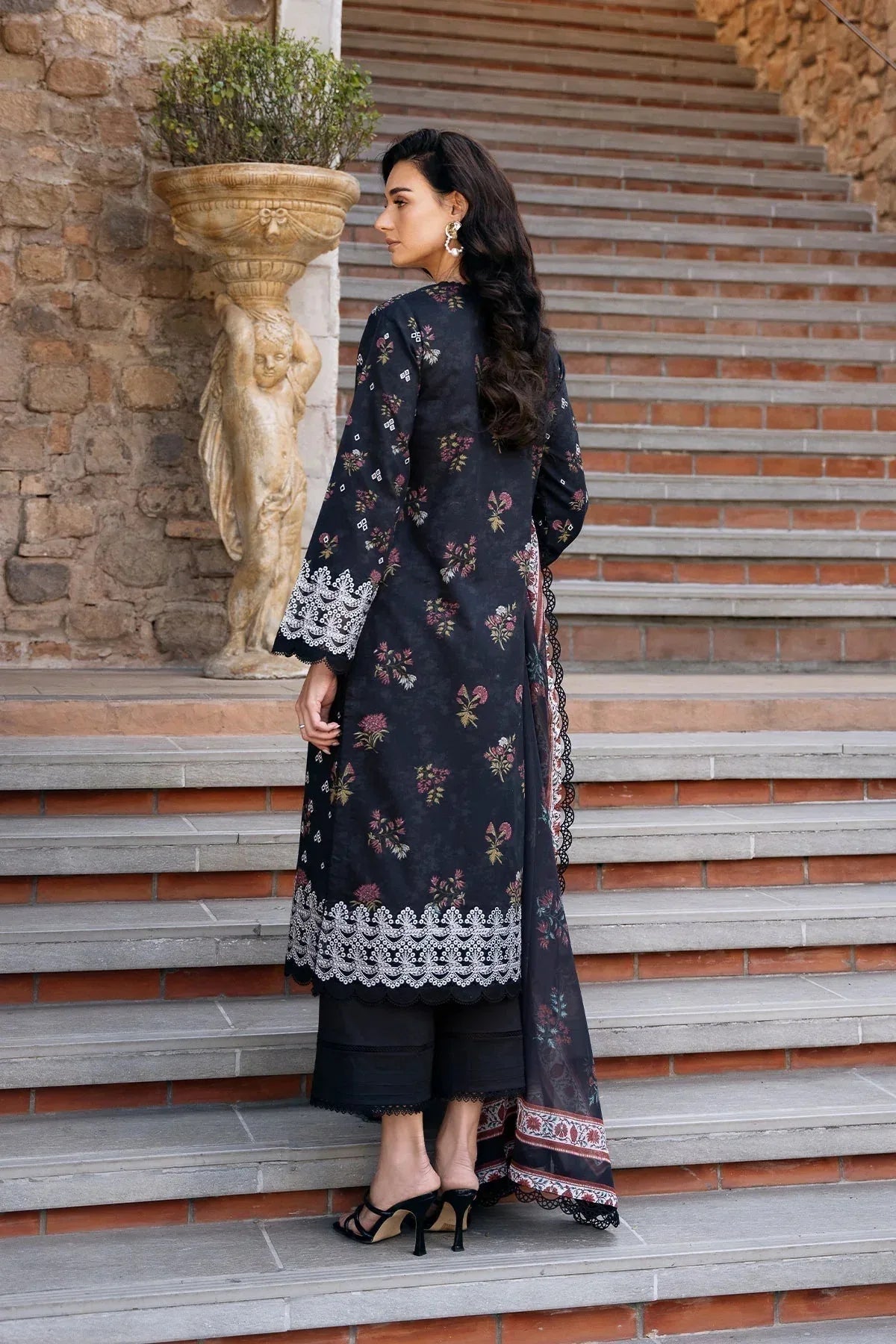 Afrozeh | Damask The Holiday Edit '25 - Lawn| Anisa B - Aqsa Fabrics