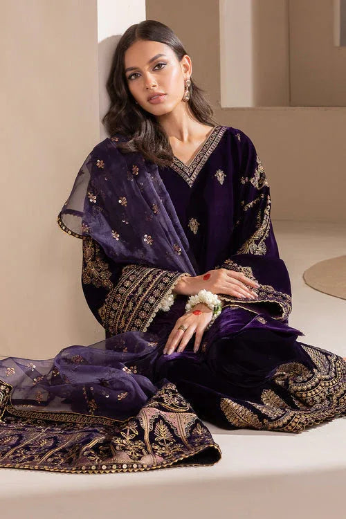 Baroque | Velvet 25 | UF-420 - Aqsa Fabrics