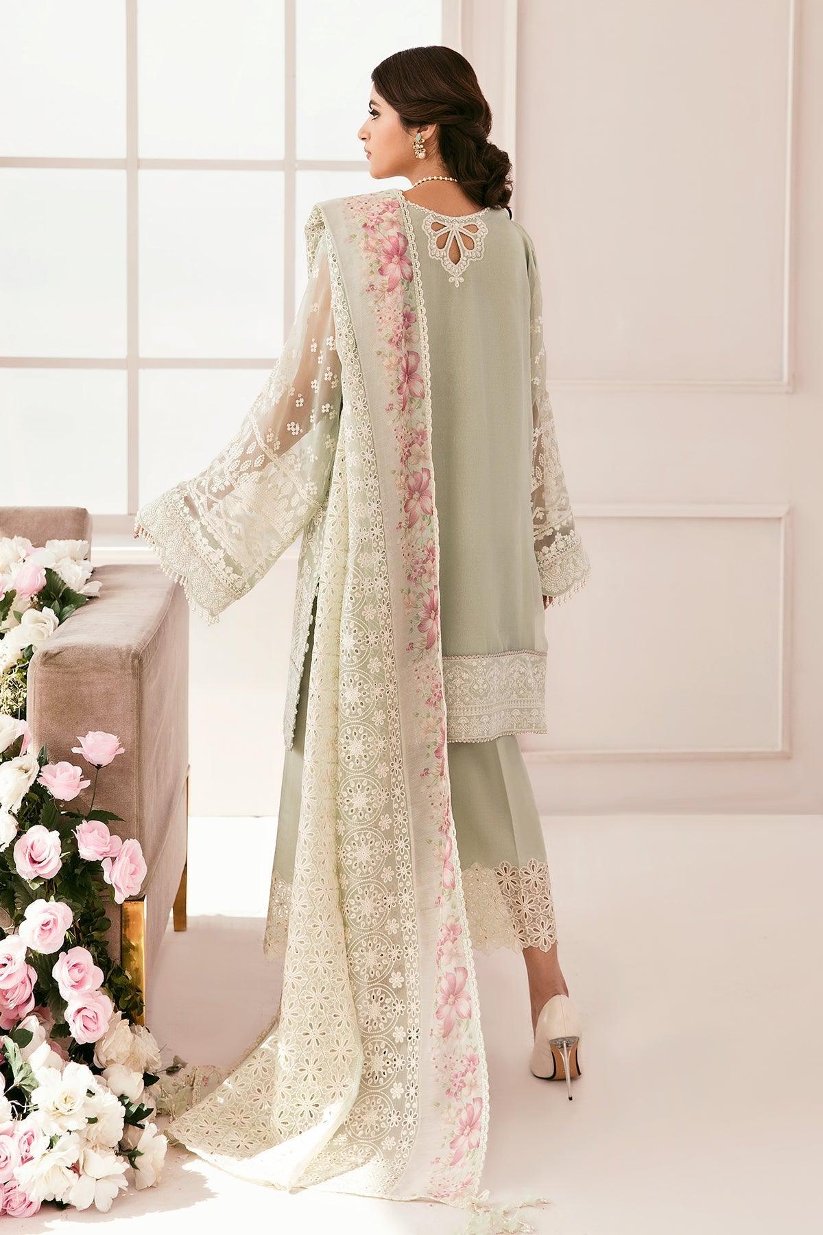 EMBROIDERED CHIFFON CH11-01 STITCHED