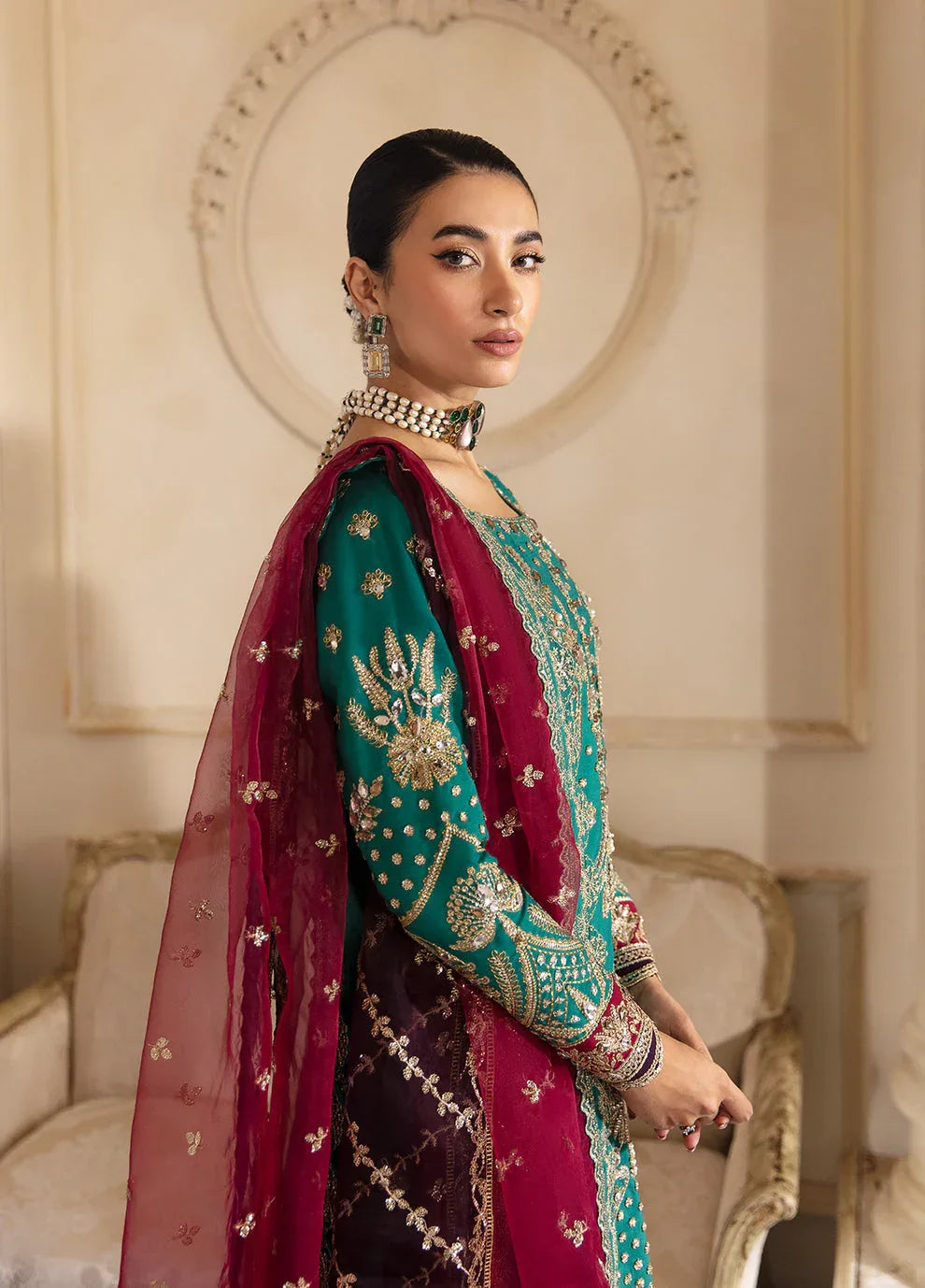 Gulaal | Wedding Formals | Amirah GL-WS-23V1-40 - Aqsa Fabrics