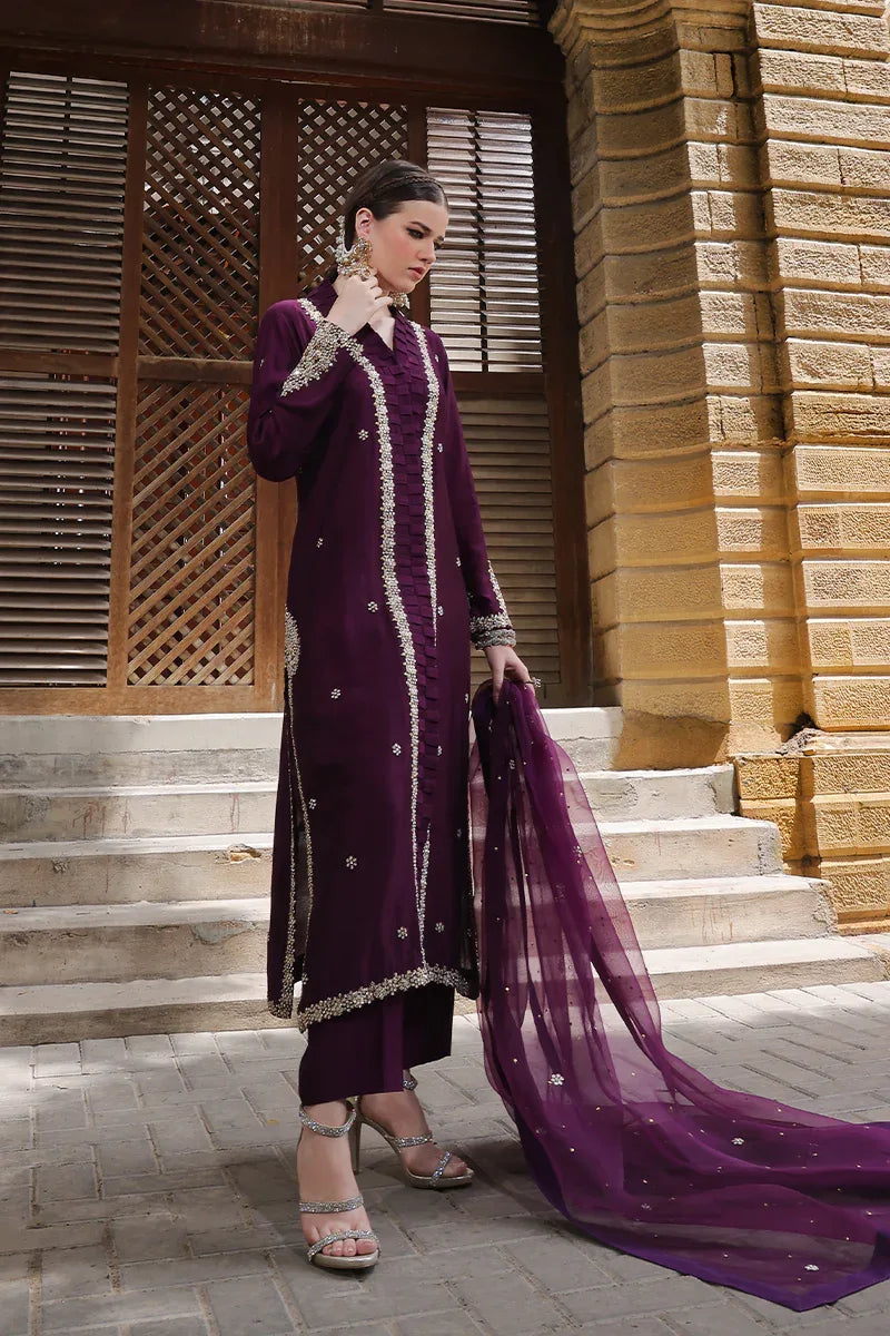 Mona Imran | Dilzaib Formals | Haya - Aqsa Fabrics
