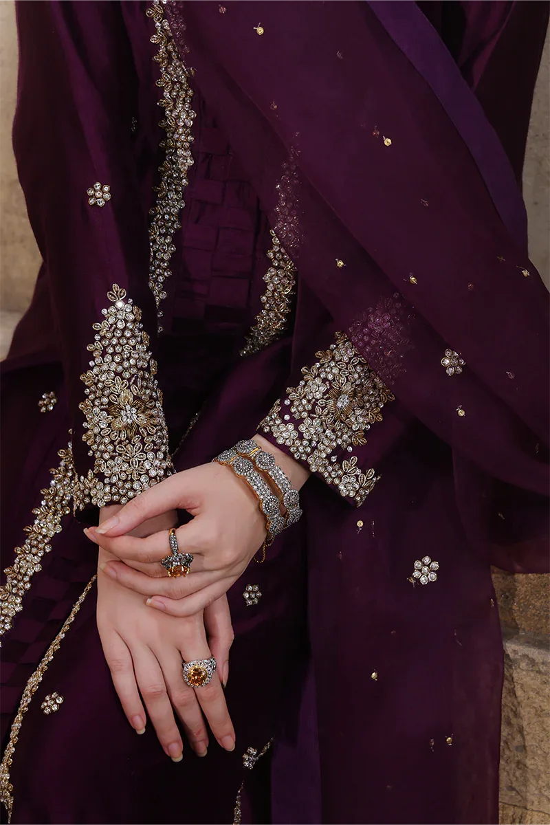 Mona Imran | Dilzaib Formals | Haya - Aqsa Fabrics