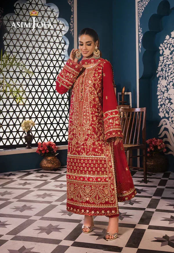 Asim Jofa | Fasana e Ishq Eid Luxury Lawn | AJFI-10 - Aqsa Fabrics