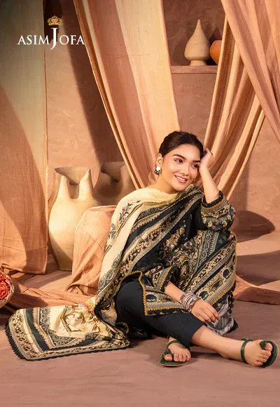 Asim Jofa | Prints Essentials | AJUB-13 - Aqsa Fabrics
