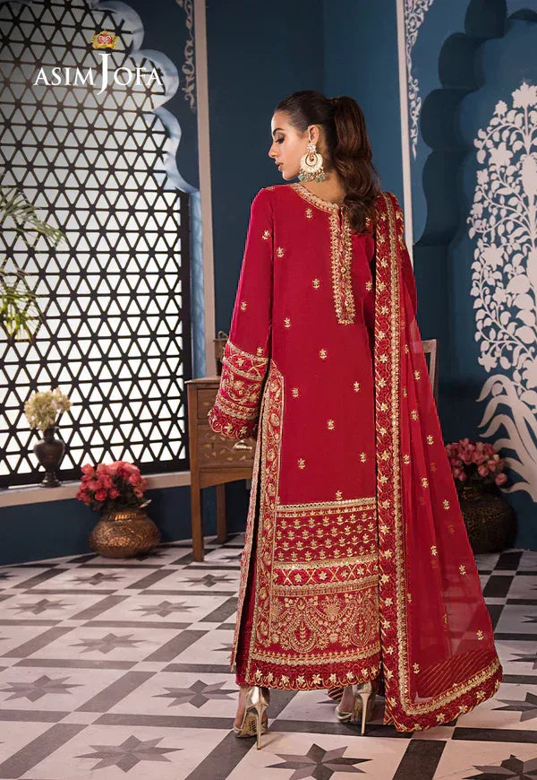 Asim Jofa | Fasana e Ishq Eid Luxury Lawn | AJFI-10 - Aqsa Fabrics