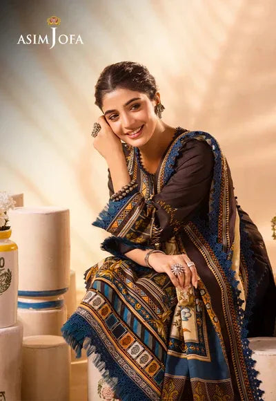 Asim Jofa | Prints Essentials | AJUB-18 - Aqsa Fabrics