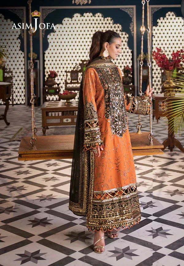 Asim Jofa | Fasana e Ishq Eid Luxury Lawn | AJFI-24 - Aqsa Fabrics