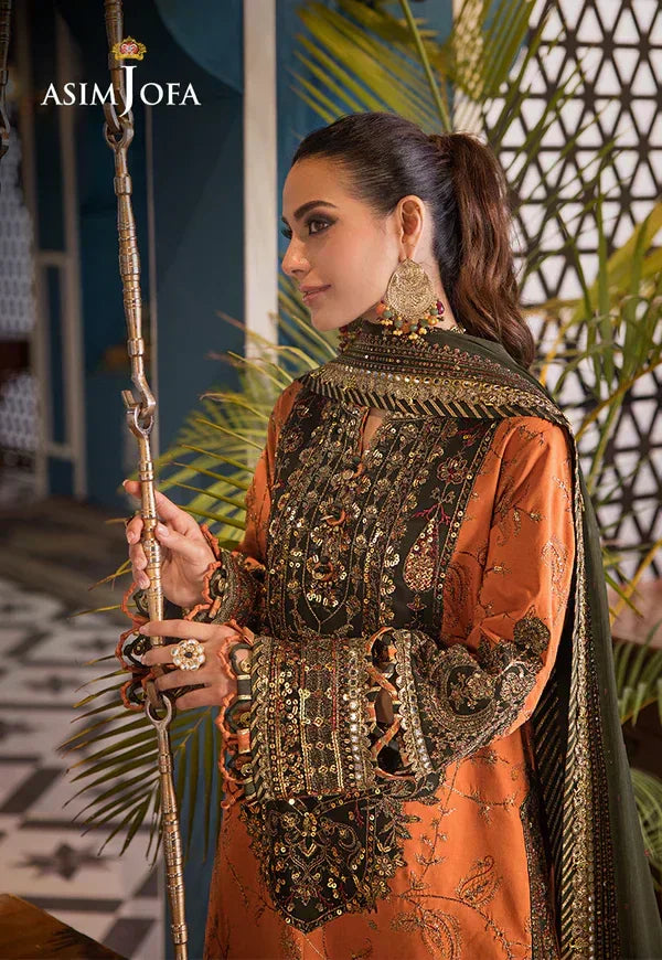 Asim Jofa | Fasana e Ishq Eid Luxury Lawn | AJFI-24 - Aqsa Fabrics