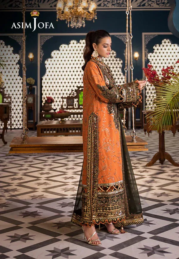 Asim Jofa | Fasana e Ishq Eid Luxury Lawn | AJFI-24 - Aqsa Fabrics