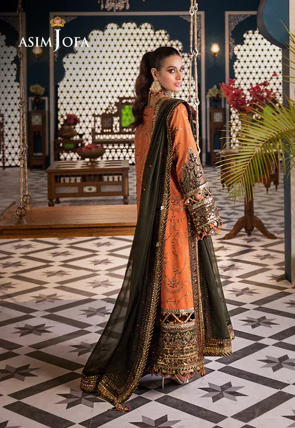 Asim Jofa | Fasana e Ishq Eid Luxury Lawn | AJFI-24 - Aqsa Fabrics