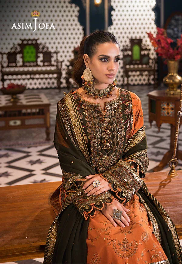Asim Jofa | Fasana e Ishq Eid Luxury Lawn | AJFI-24 - Aqsa Fabrics