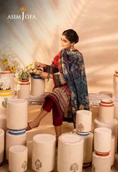 Asim Jofa | Prints Essentials | AJUB-02 - Aqsa Fabrics