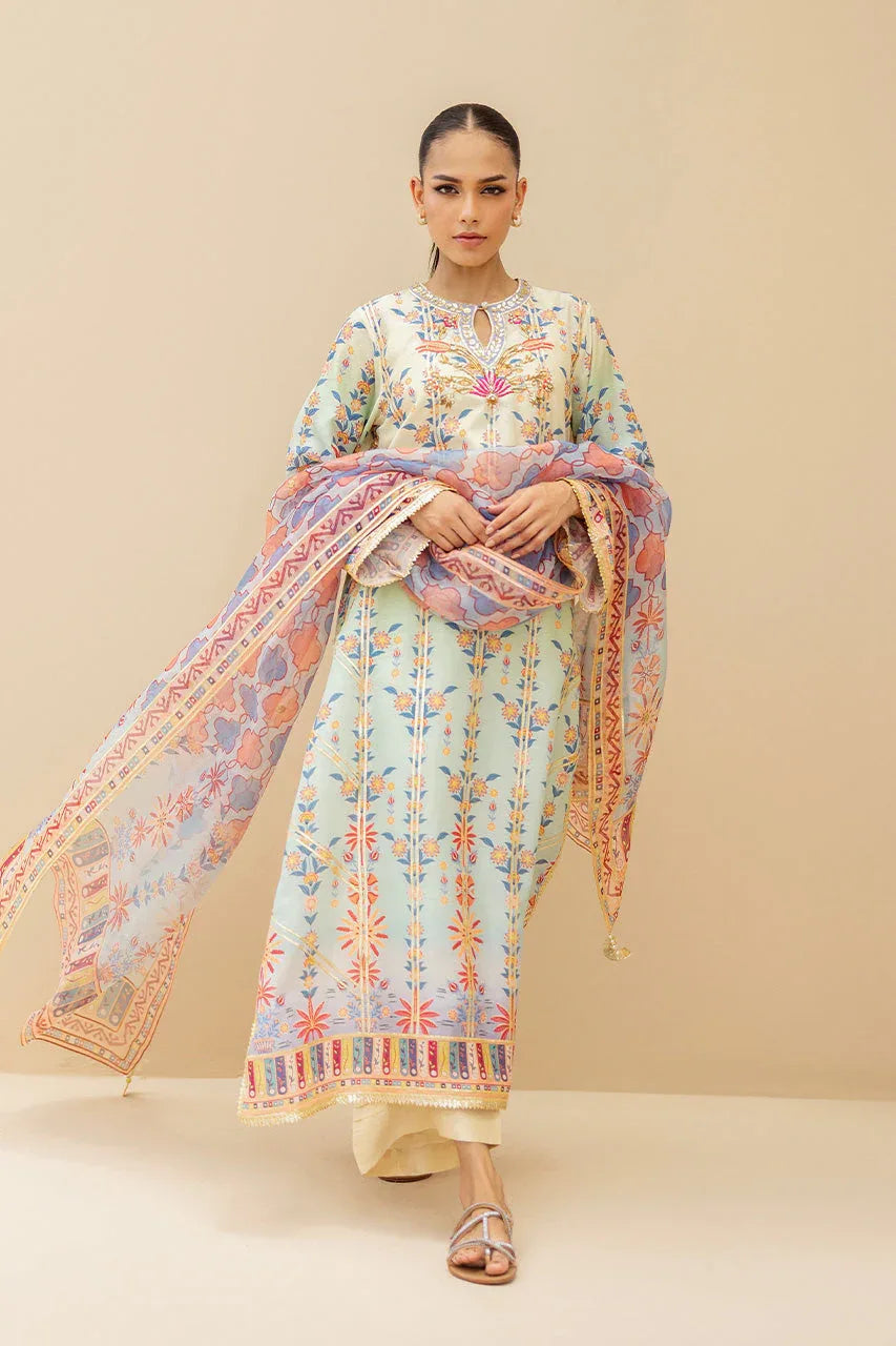 Sania Maskatiya | Samara Luxe 25 | Zayen (B) - Aqsa Fabrics