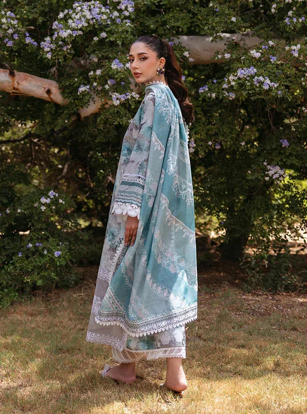 Zainab Chottani | Tahra Lawn 24 | ZINNIA - D 3B - Aqsa Fabrics
